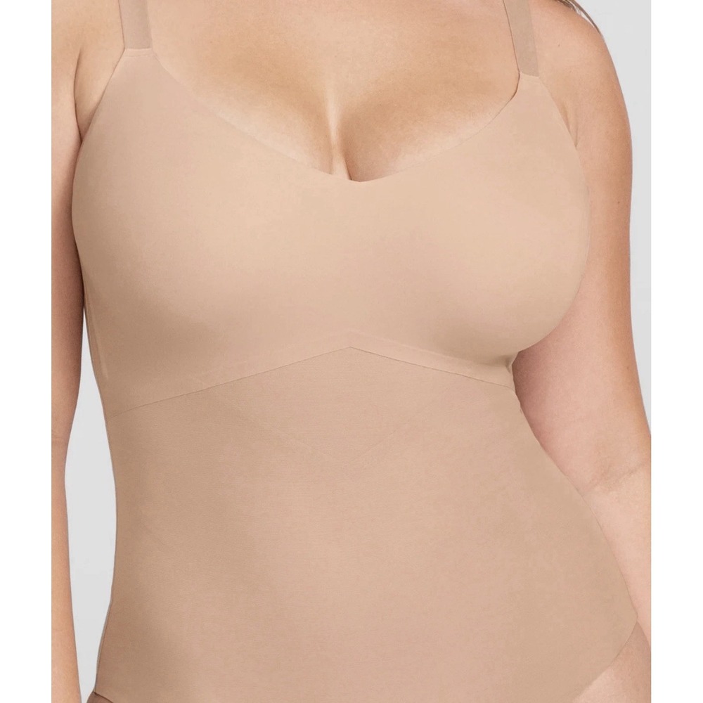 Honeylove LiftWear Cami Bodysuit Sand Size M Regular NWT - Picture 4 of 8
